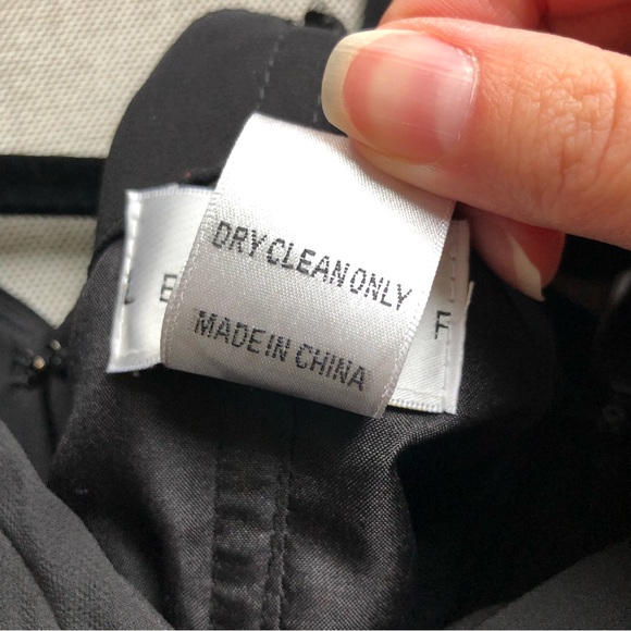 Black Chiffon Bridesmaid Dress - unaltered length - Picture 9 of 10